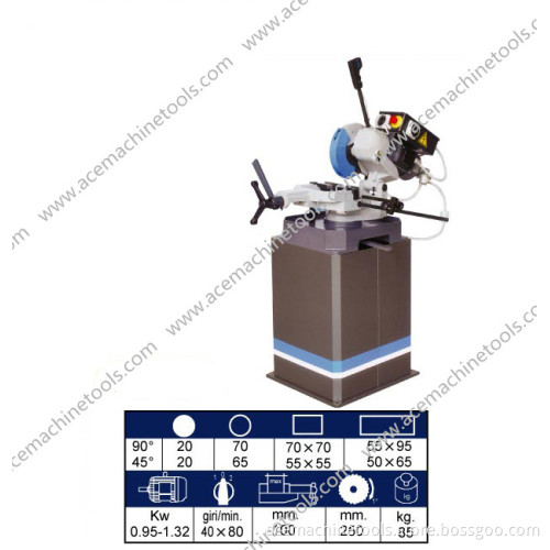 Manual Metal Disk Saw Machine (European Type) (DS 250)